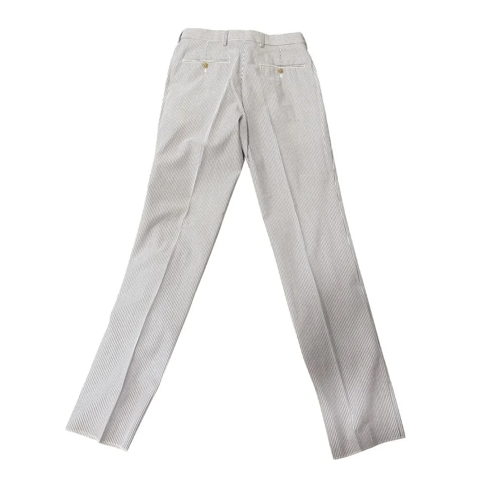 JOS A BANK 1905 Mens Spring Seersucker Stripe Blazer And Pants Suit Set 36S‎ 30W
